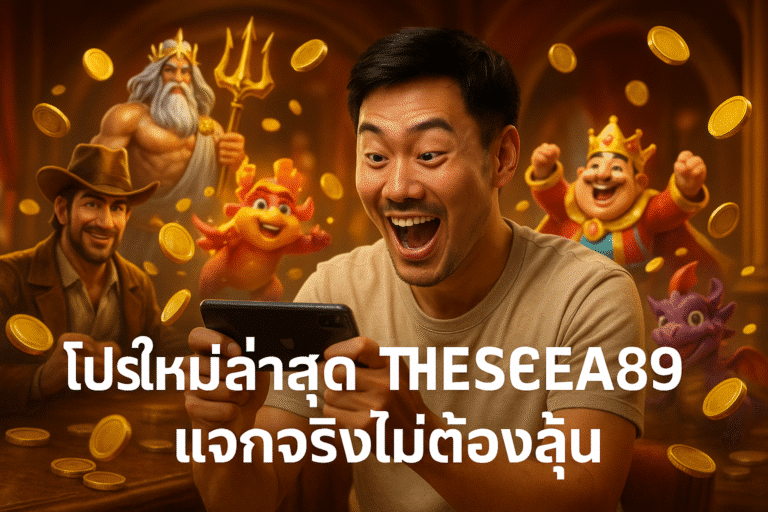 โปรใหม่ล่าสุด THESEA89 แจกจริงไม่ต้องลุ้น