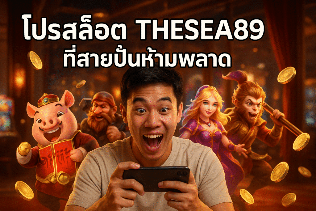 โปรสล็อต THESEA89 ที่สายปั่นห้ามพลาด