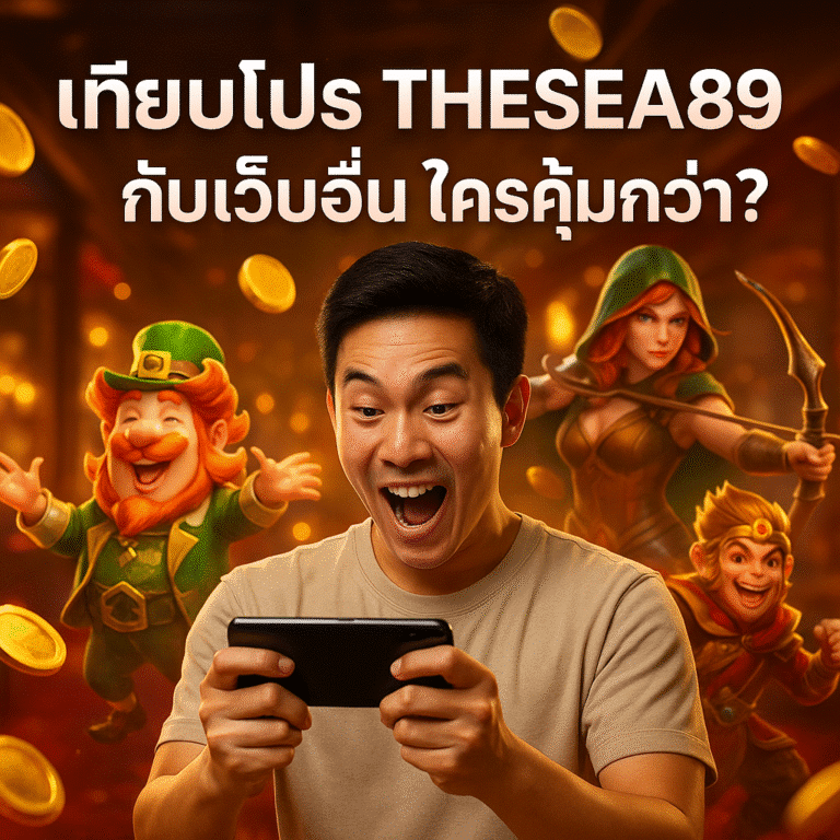 เทียบโปร THESEA89 กับเว็บอื่น ใครคุ้มกว่า?