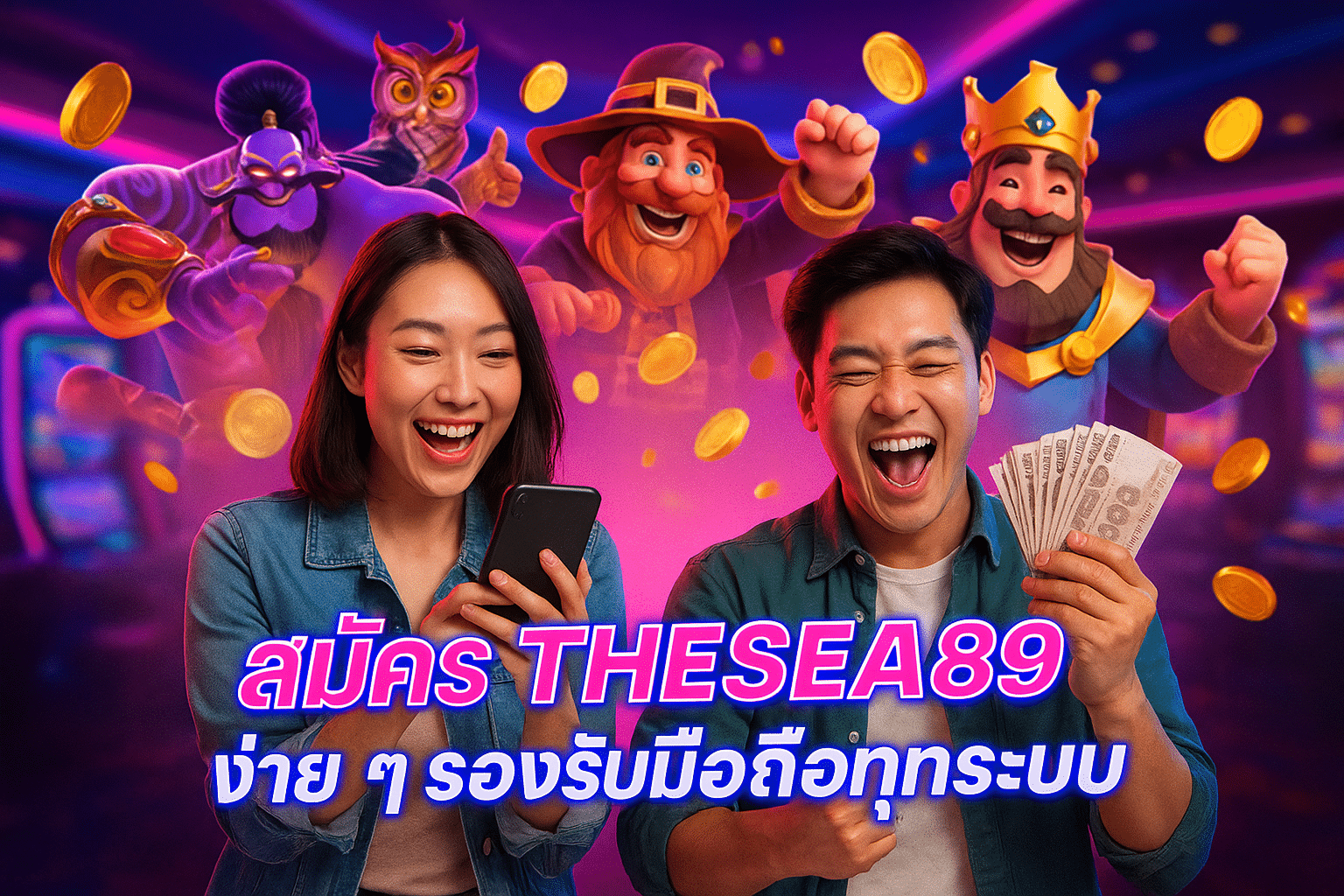 สมัคร THESEA89 ง่าย ๆ รองรับมือถือทุกระบบ